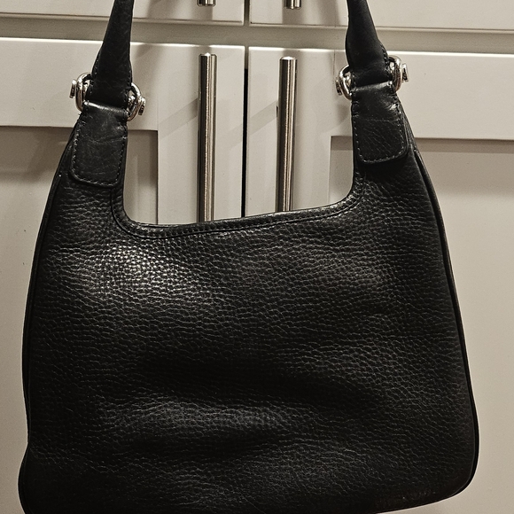 Banana Republic Black Leather Shoulder Bag - Picture 2 of 13